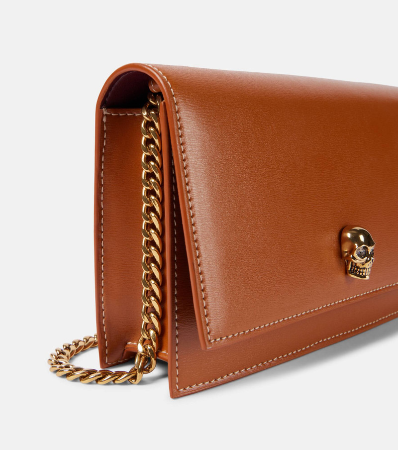 Skull Small leather crossbody bag 6
