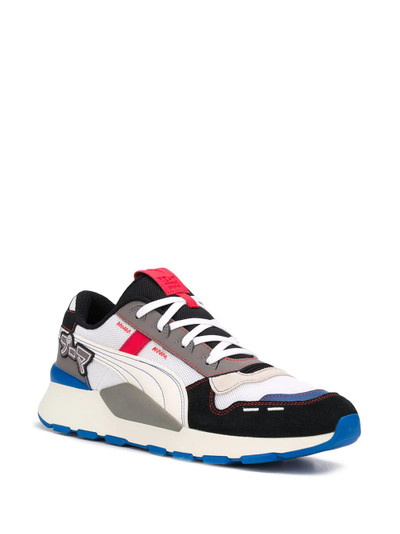 PUMA colour-block panet sneakers outlook