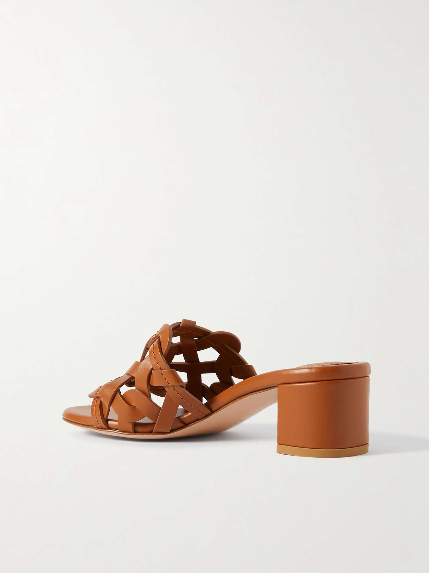 Amalfi 45 woven leather sandals - 3