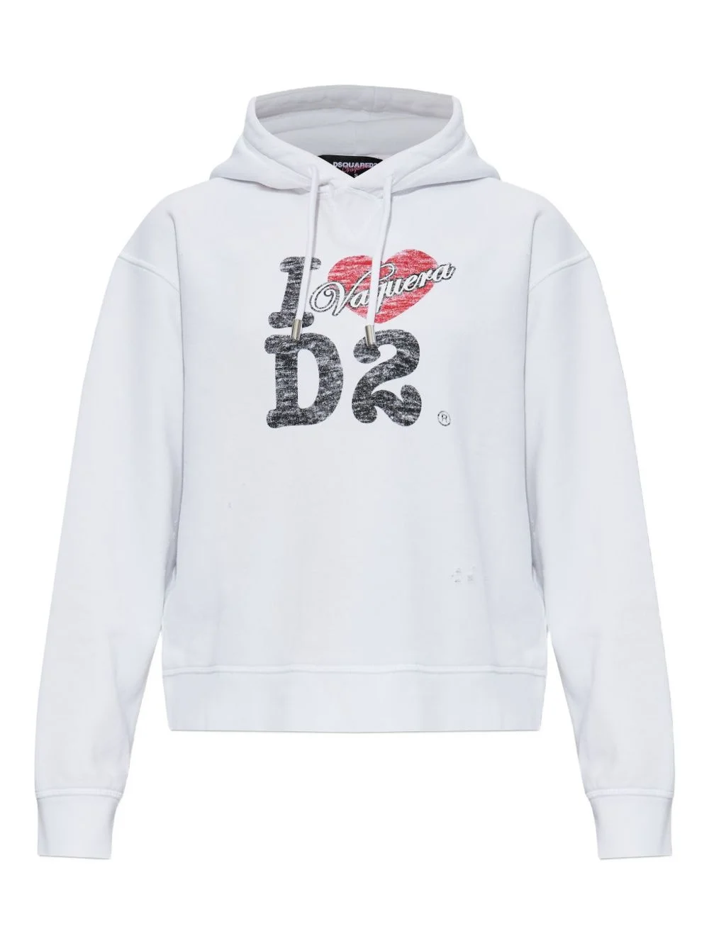 x Vaquera logo-print hoodie - 1