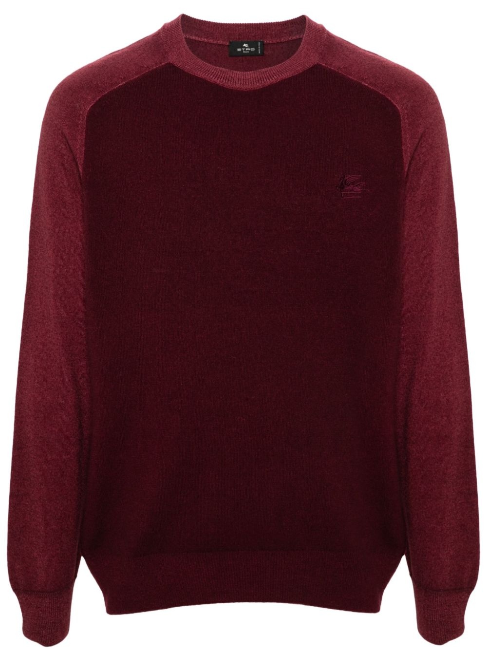 Pegaso-motif wool sweater - 1