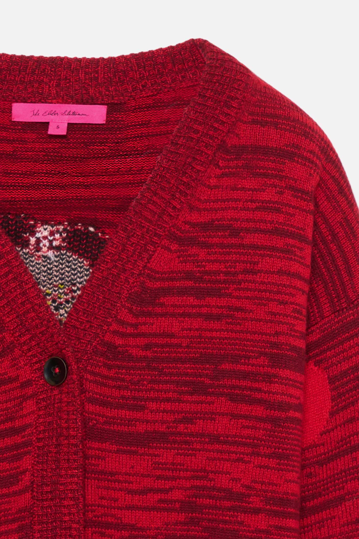 STRIPE POLKA DOT SWAN CARDIGAN - 2