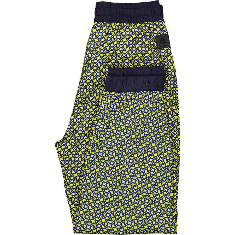 Moncler Ladies Yellow Lemon-print Track Pants - 7