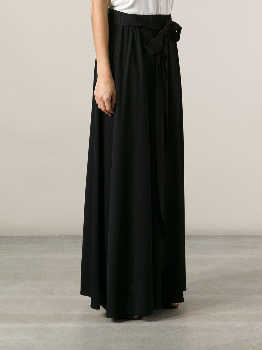 pleated maxi skirt - 3