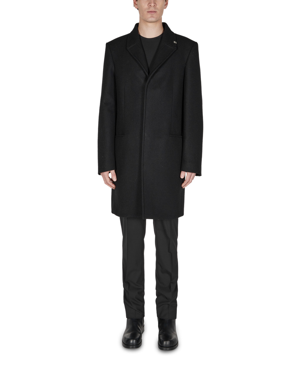 ジャケット・アウター 1017 ALYX 9SM WOOL FORMAL COAT 1017 ALYX 9SM Buckled wool-blend Coat | Black | FARFETCH BN