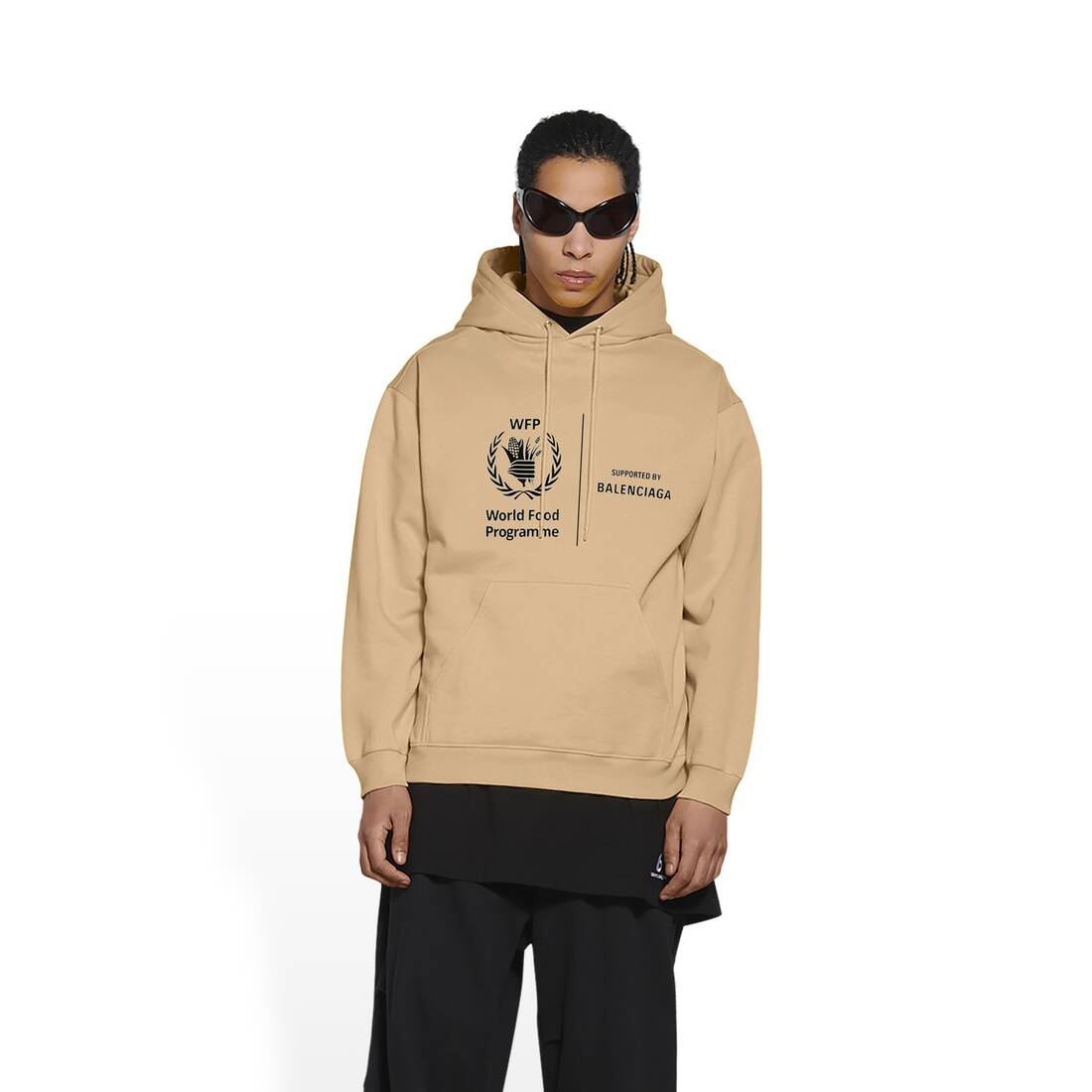 Men's Wfp Medium Fit Hoodie  in Beige - 7