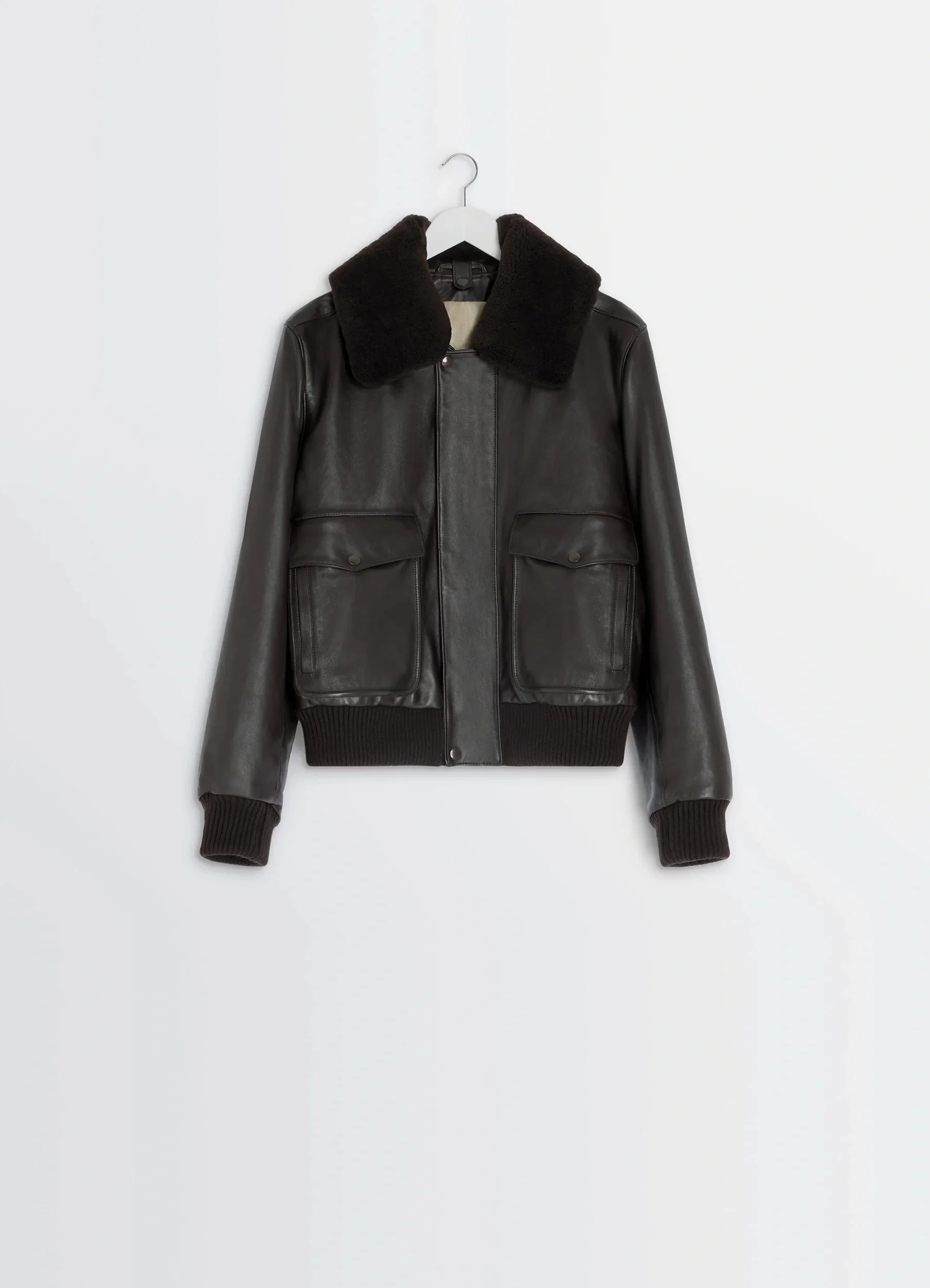 LEATHER BLOUSON - 1
