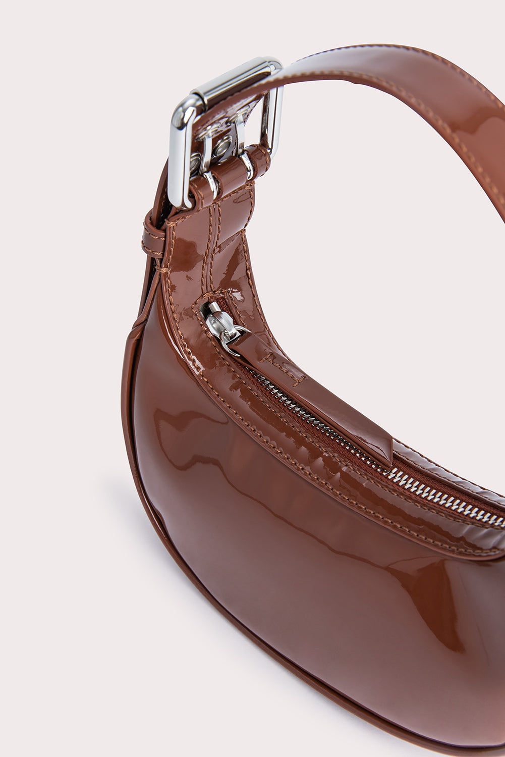 Mini Soho Chocolate Patent Leather - 6