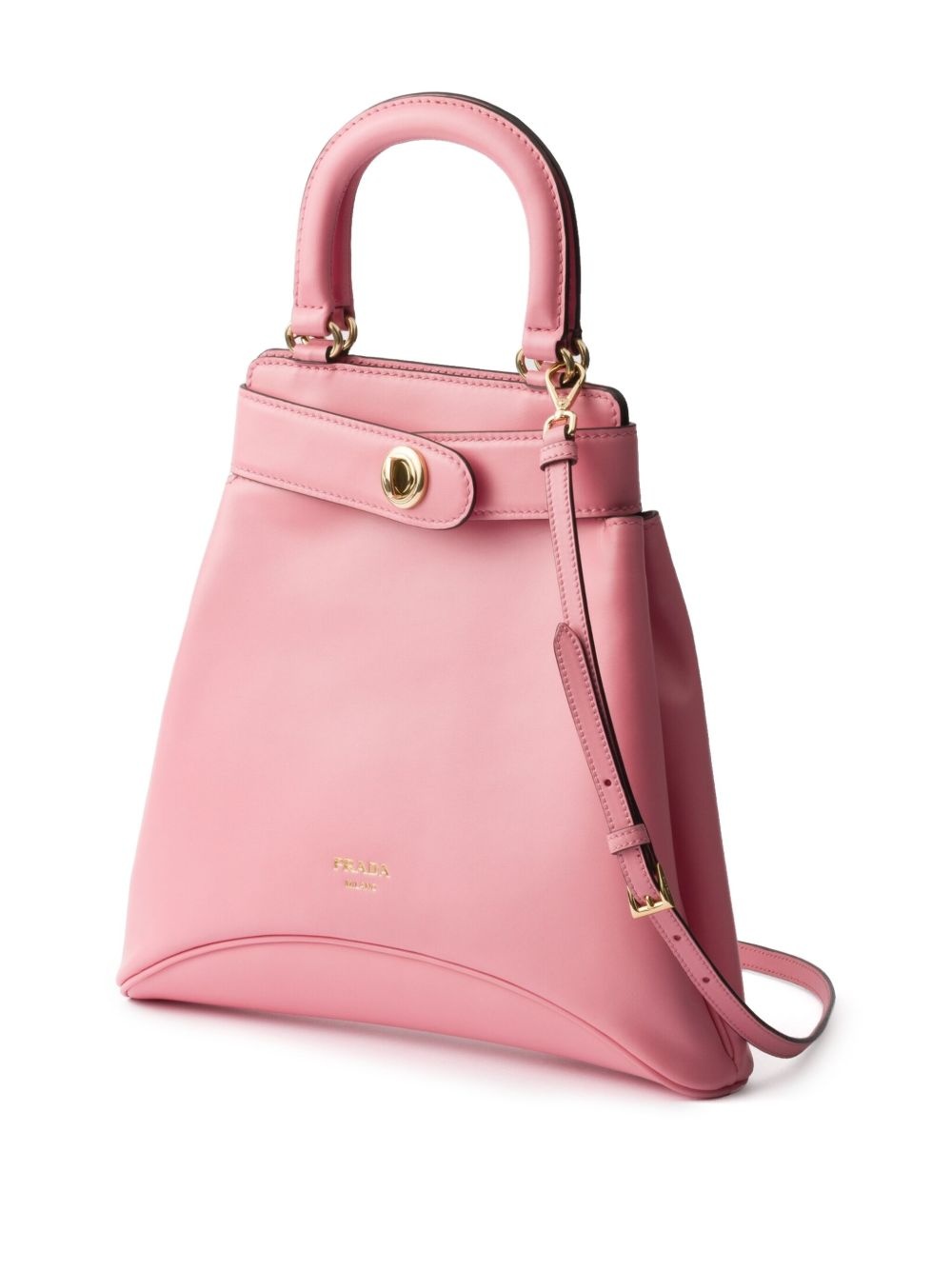 logo-stamp leather tote bag - 3