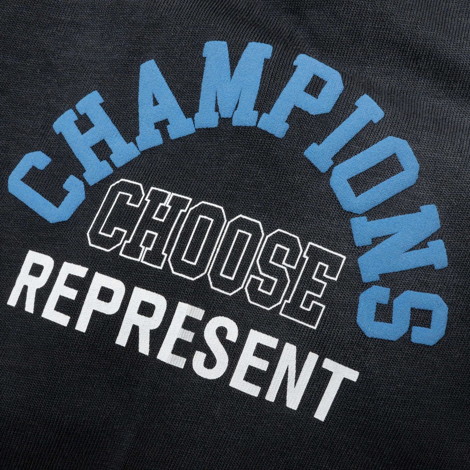 FEATURE X REPRESENT CHAMPION RINGS T-SHIRT - STAINED BLACK - 5