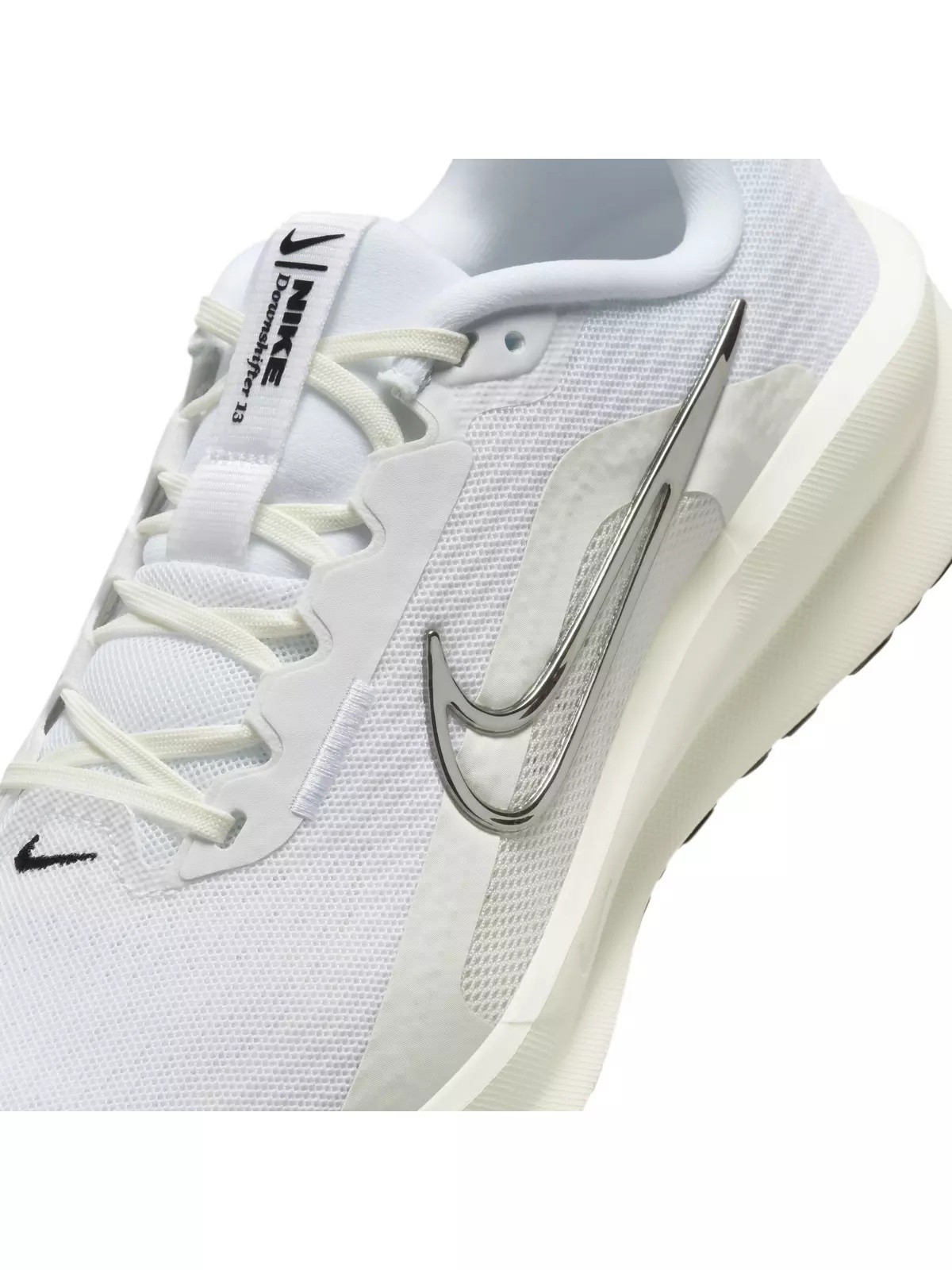 Downshifter 13 "White/Platinum Tint/White" Women's Wide Running Shoe - 7