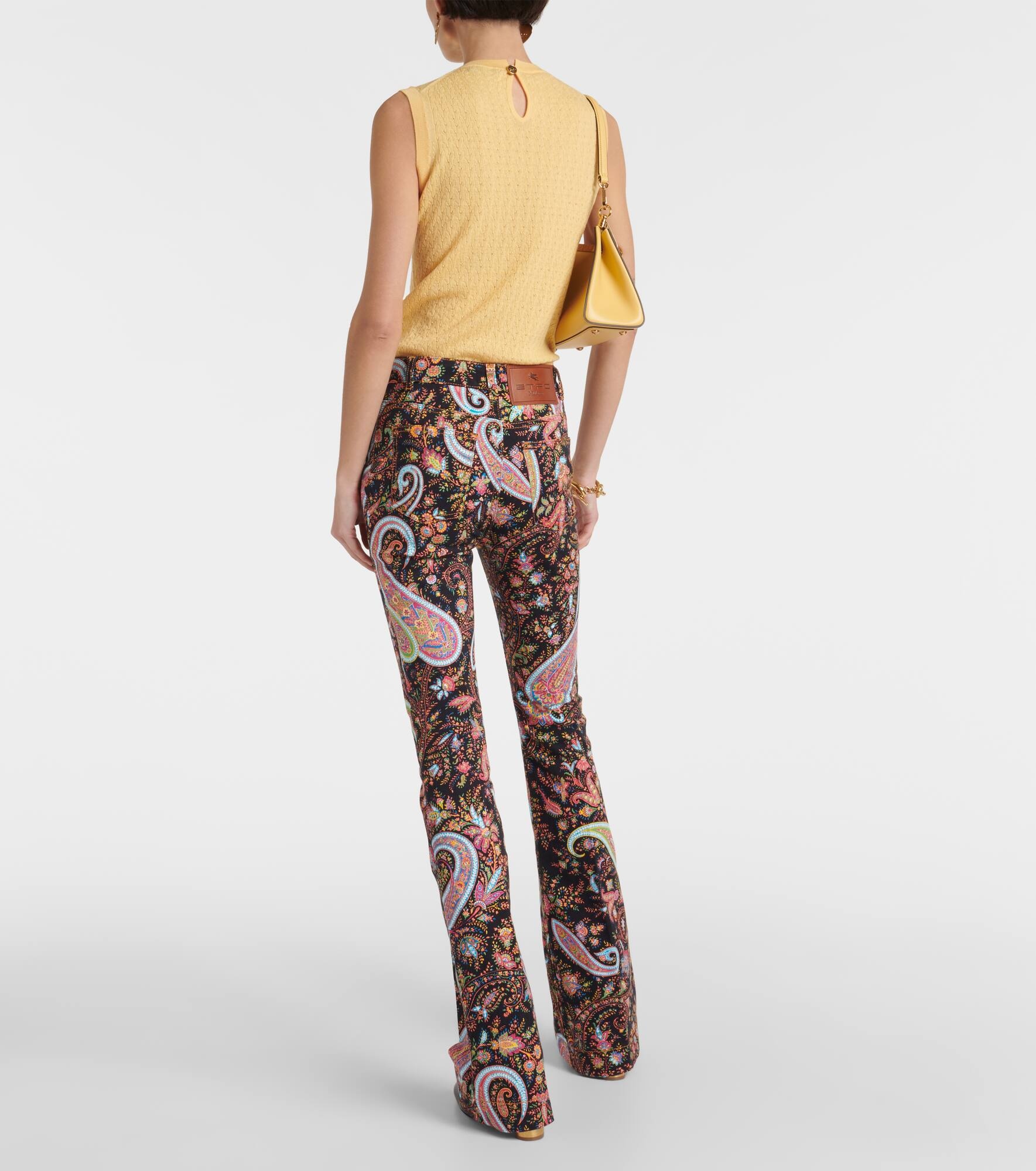 Paisley high-rise flared jeans - 3