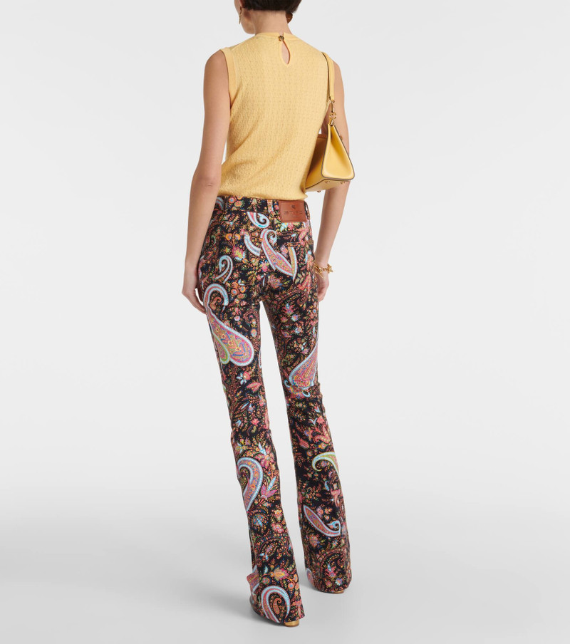 Paisley high-rise flared jeans 3
