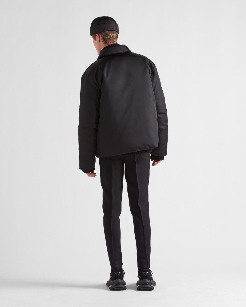 Cropped Re-Nylon down jacket 5