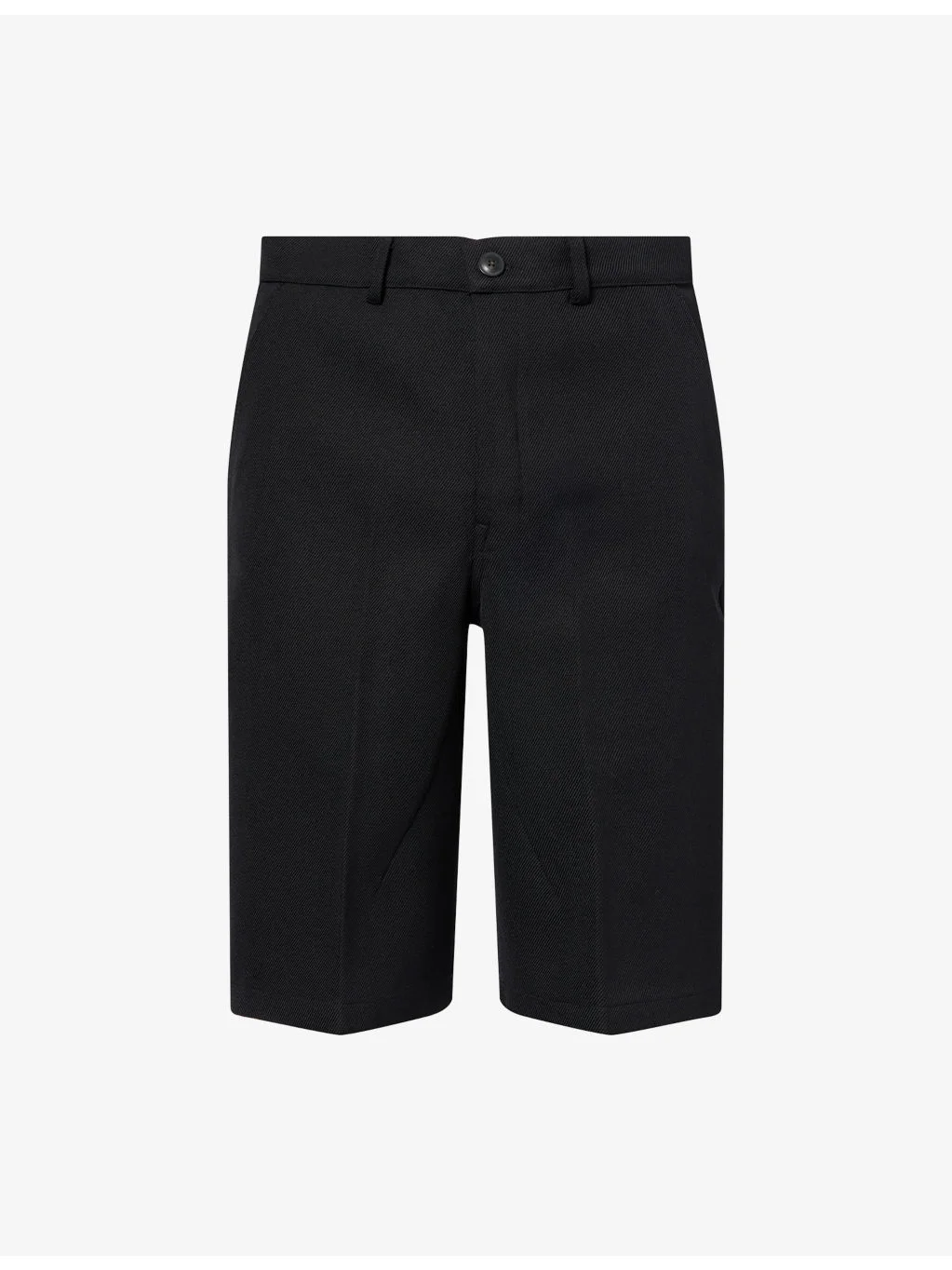 Work Straight-Leg Wool Shorts - 1