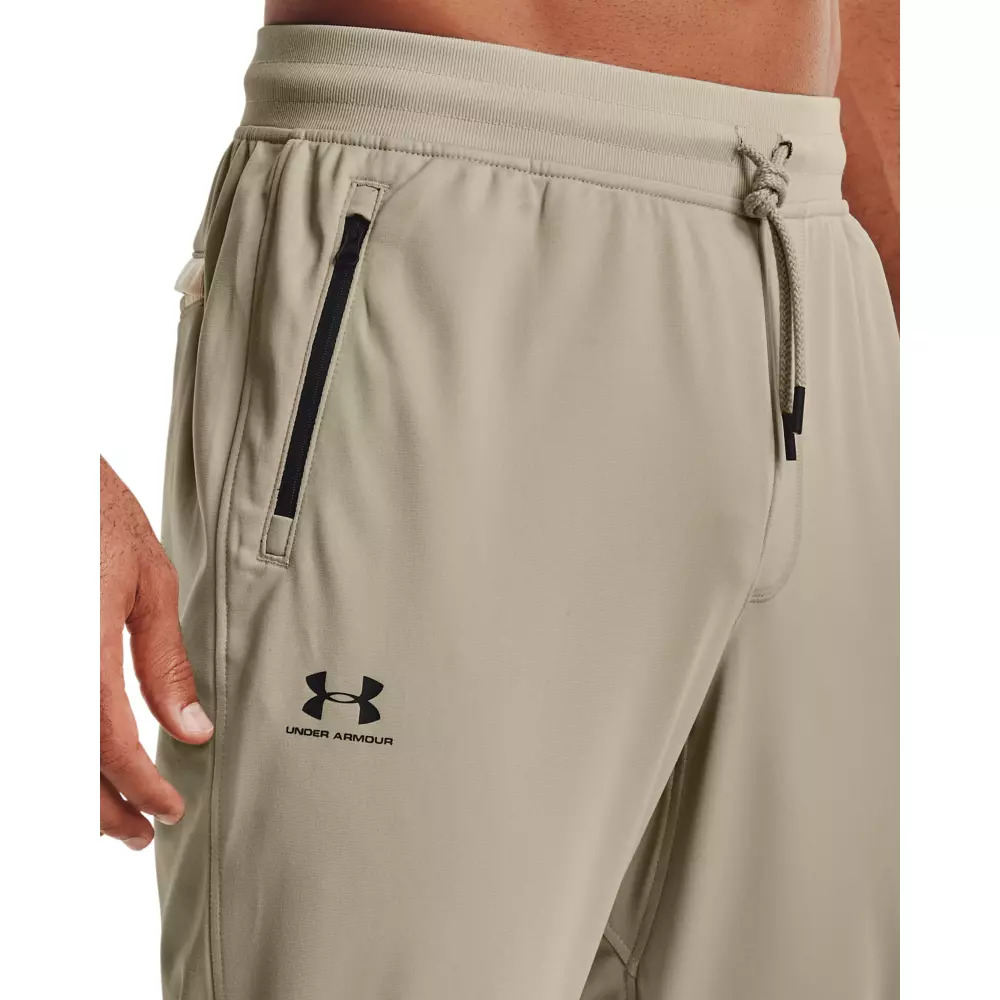 Men's Khaki UA Sportstyle Joggers - 5