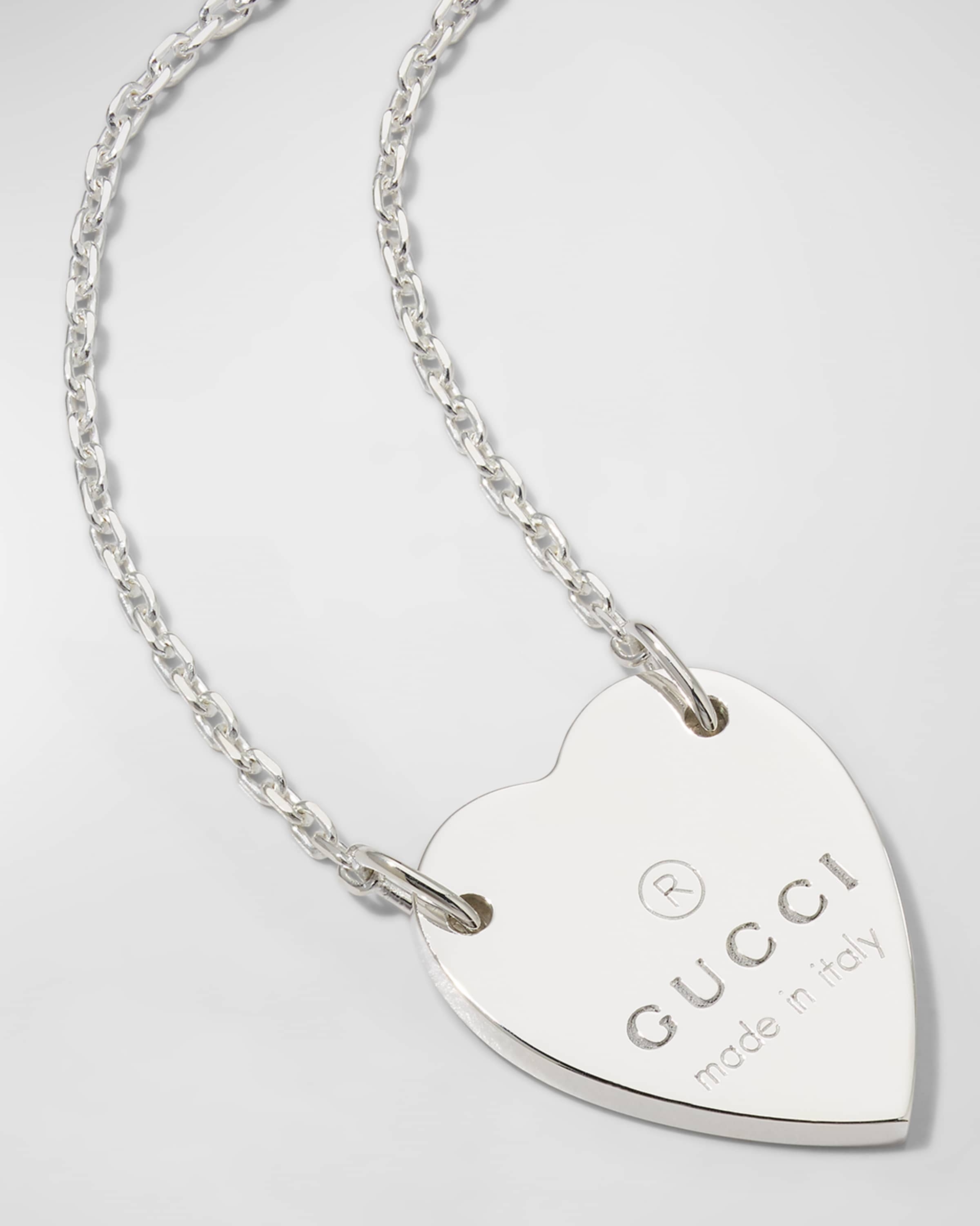 Engraved Heart Trademark Necklace - 4