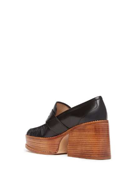 GABRIELA HEARST Augusta Heeled Loafer in Black Leather outlook