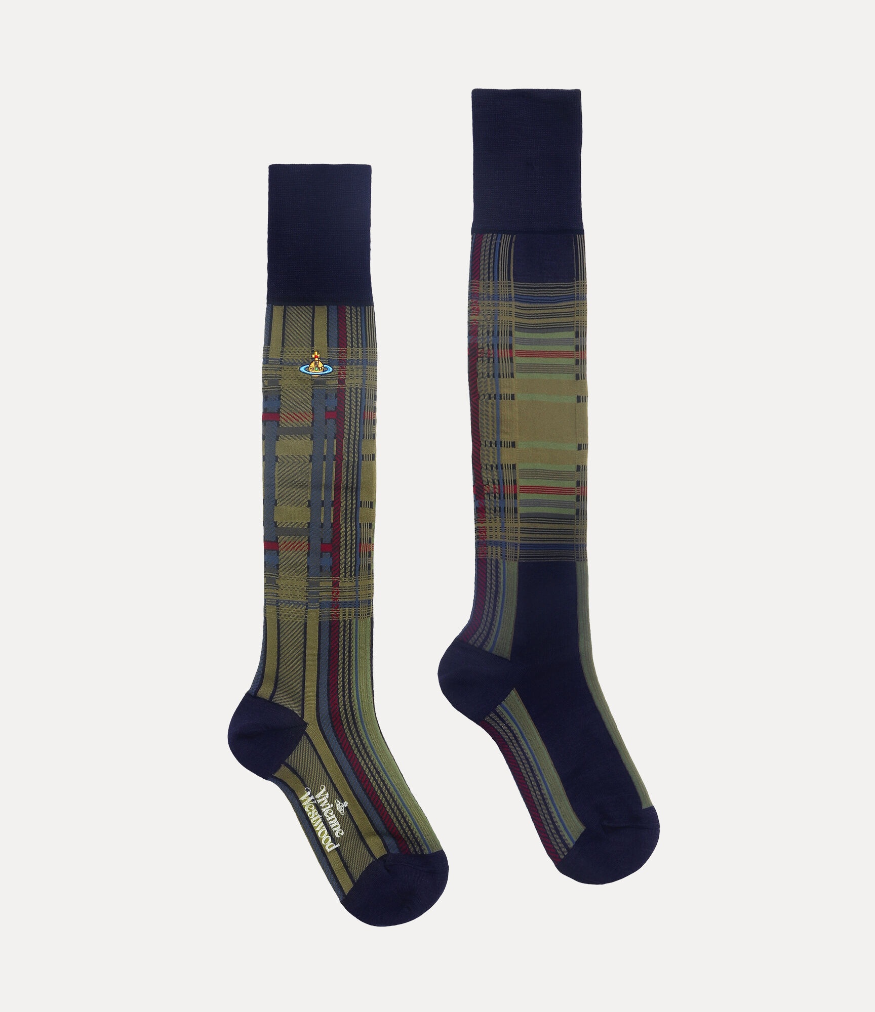 OVERSIZED MADRAS HIGH SOCK - 2