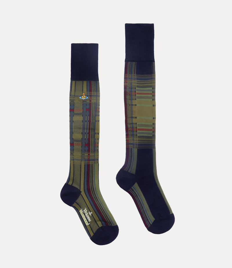 Vivienne Westwood OVERSIZED MADRAS HIGH SOCK outlook
