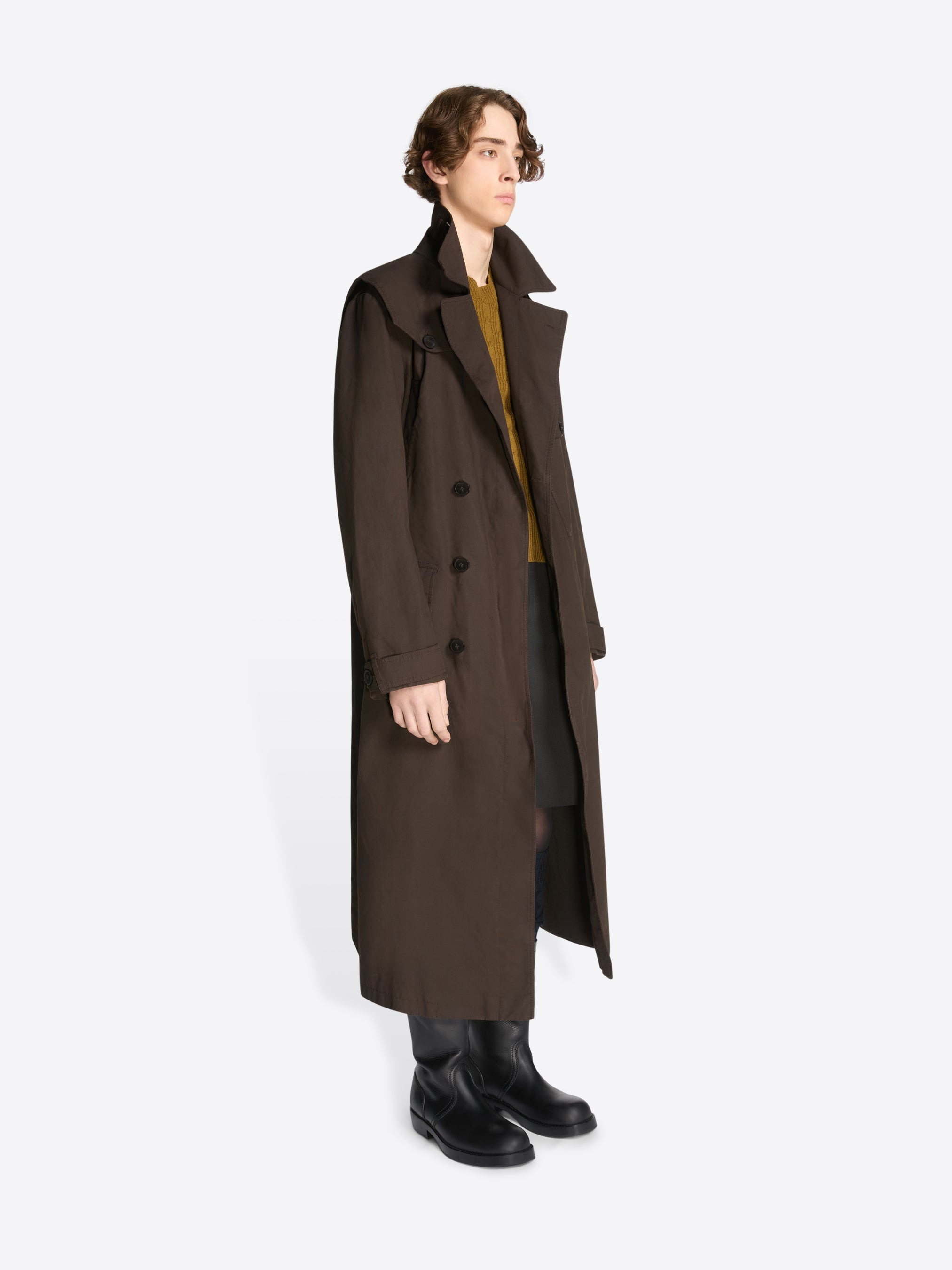 OVERDYED TRENCH COAT - 3