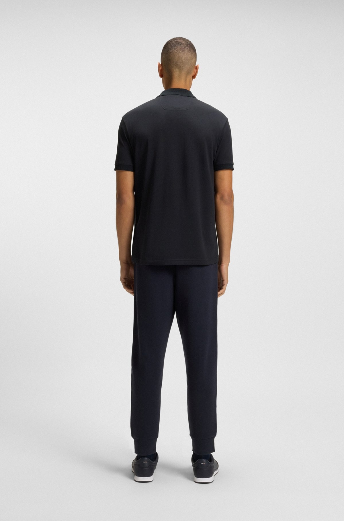 POLO SHIRT IN MOISTURE-WICKING STRETCH PIQUÉ - 5