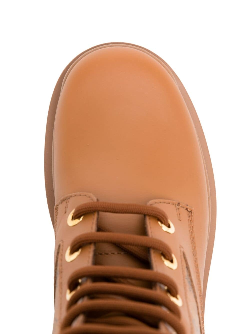 monogram ankle leather boots - 4