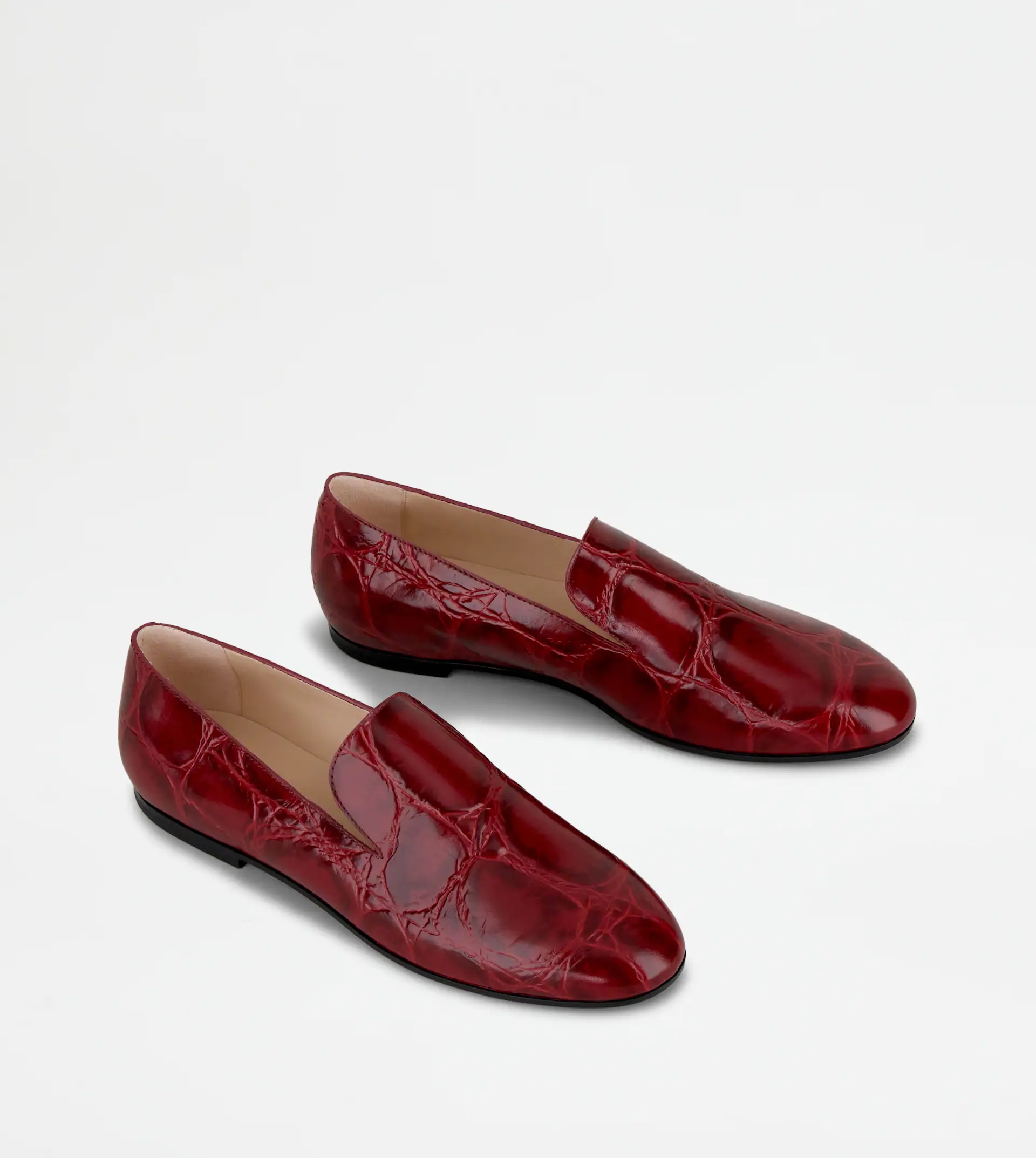LOAFERS IN LEATHER - RED - 2