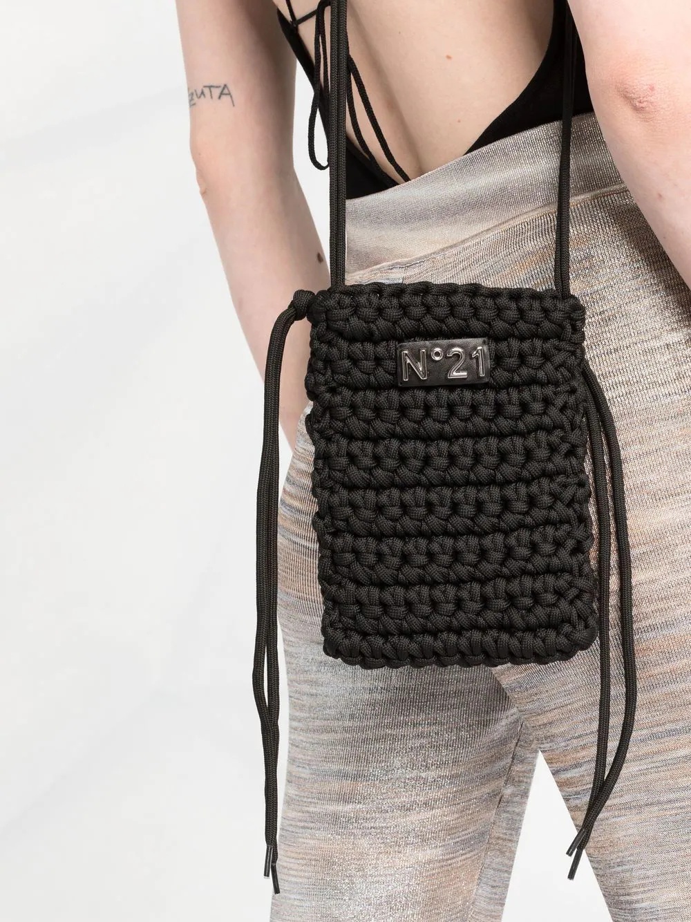 braided mini crossbody bag - 3