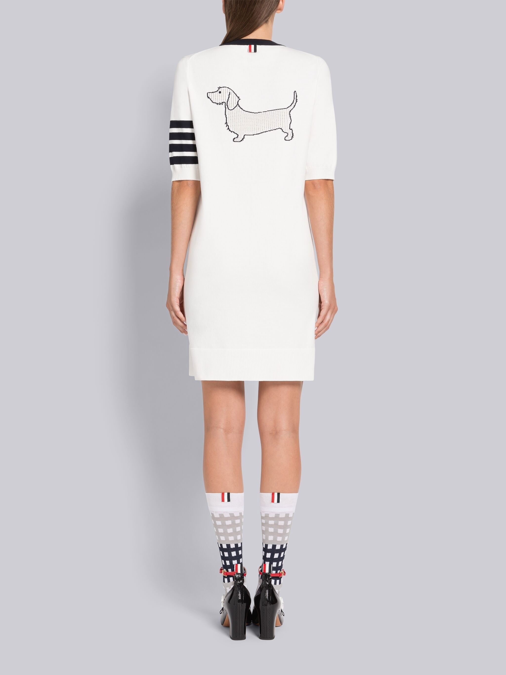 Cotton Hector Pointelle 4-Bar Mini Dress - 3
