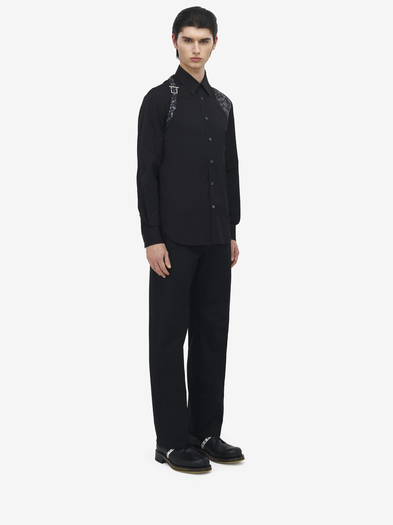 Feather Print Harness Shirt 4