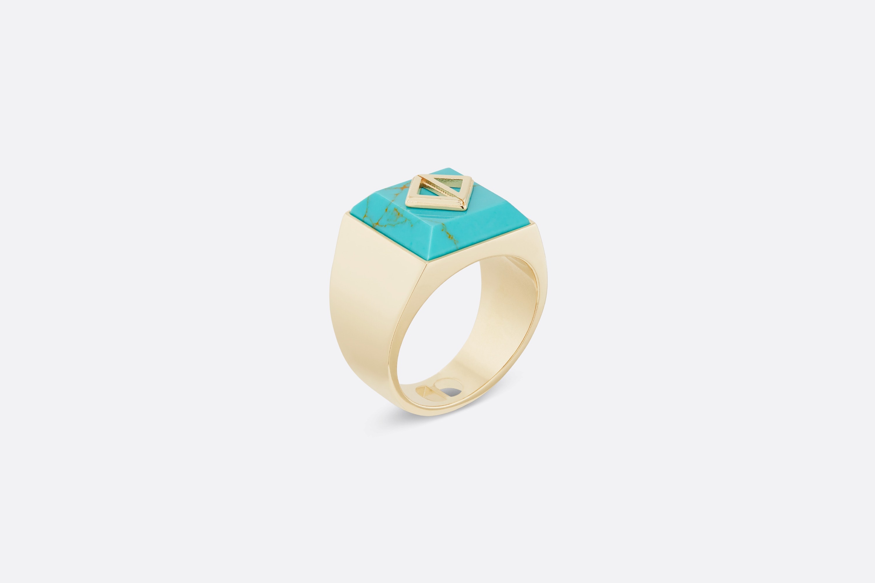 CD Diamond Signet Ring - 3