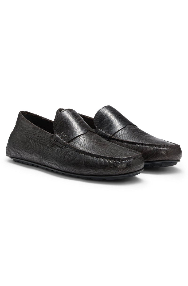 DRIVER-SOLE MOCCASINS IN PRINTED LEATHER 2