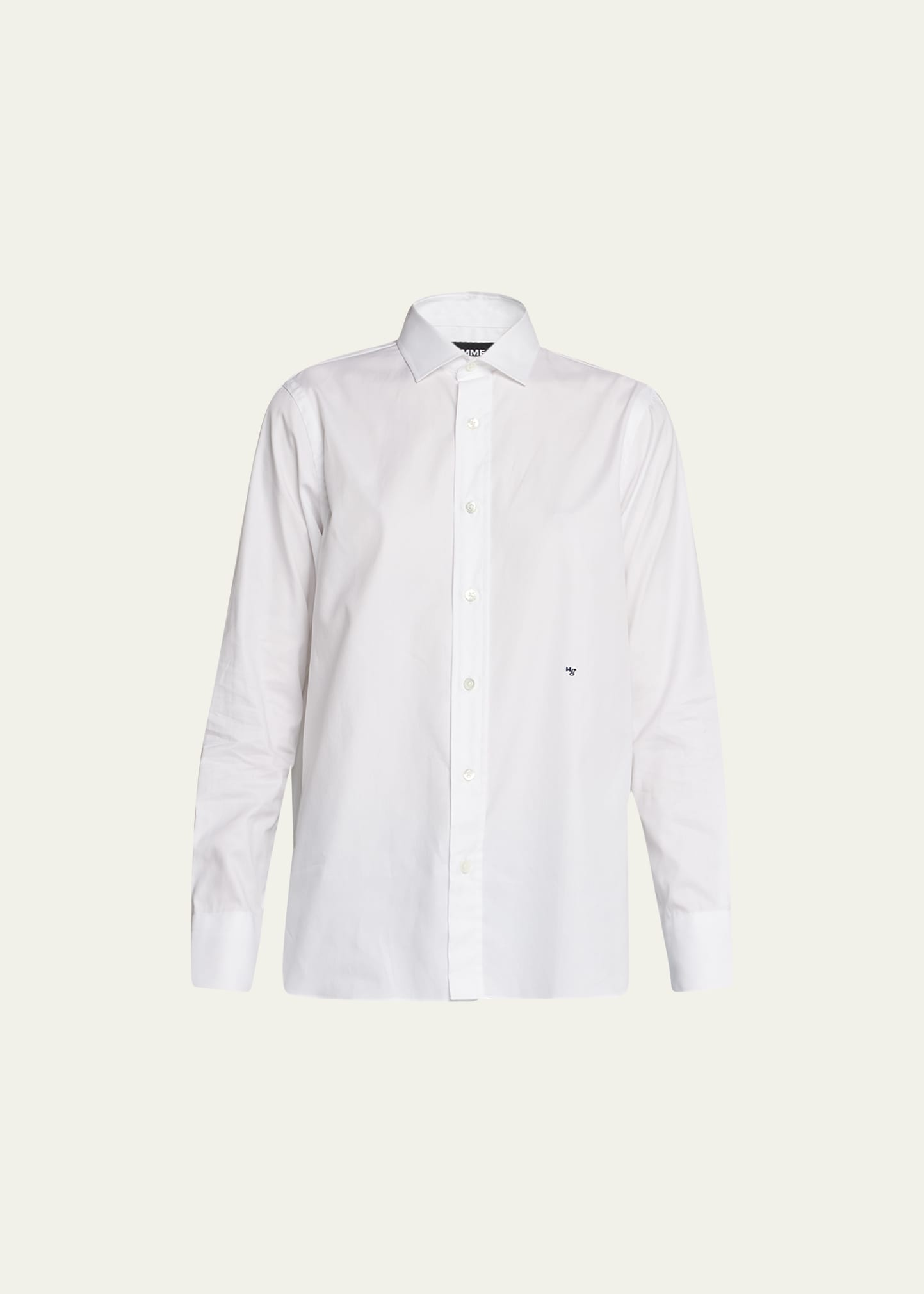 Classic Button-Up Cotton Shirt - 1