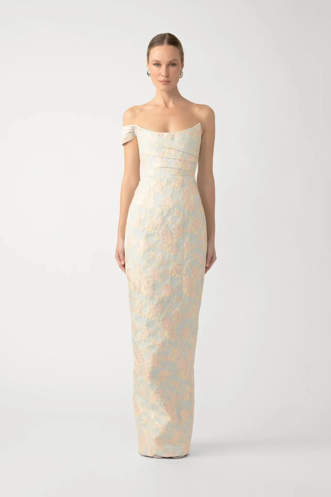 JACKSON JACQUARD GOWN - 1