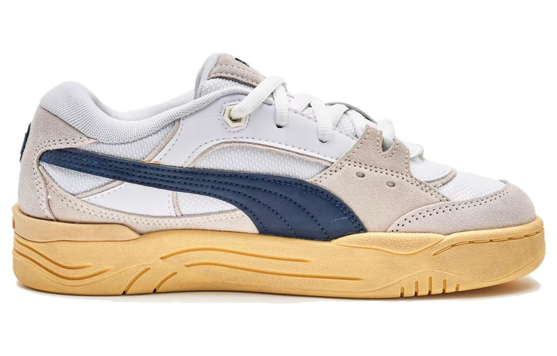 (WMNS) PUMA 180 Vintage 'White Navy Warm White' 396323-01 2