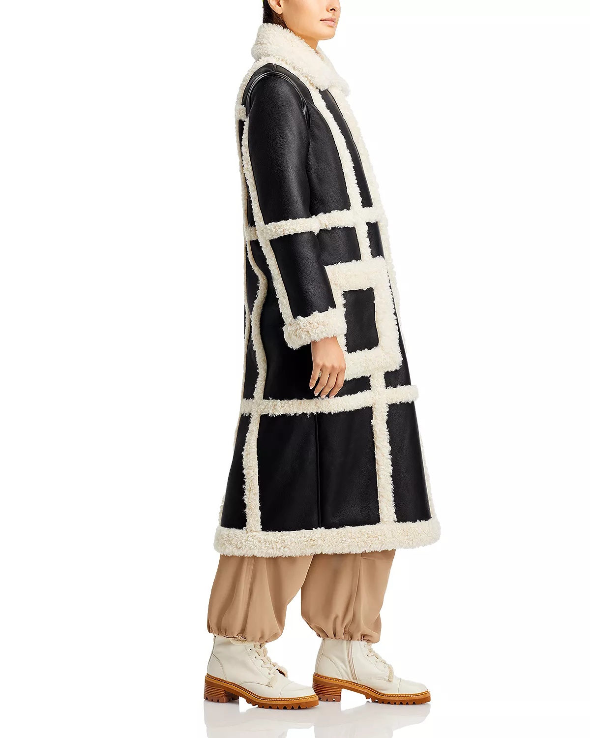 Patrice Faux Shearling Coat - 4