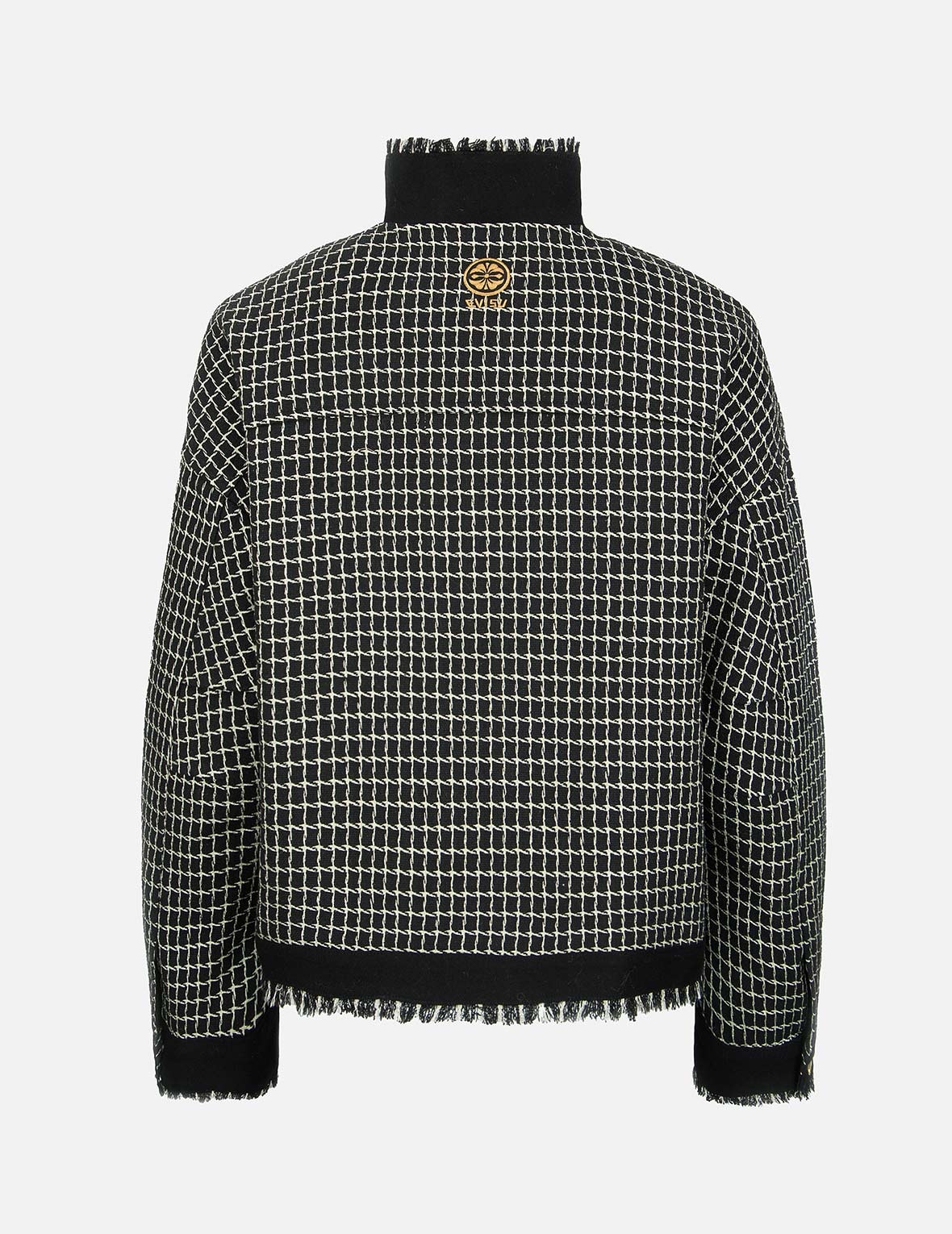 Metallic Wool Tweed Jacket - 2