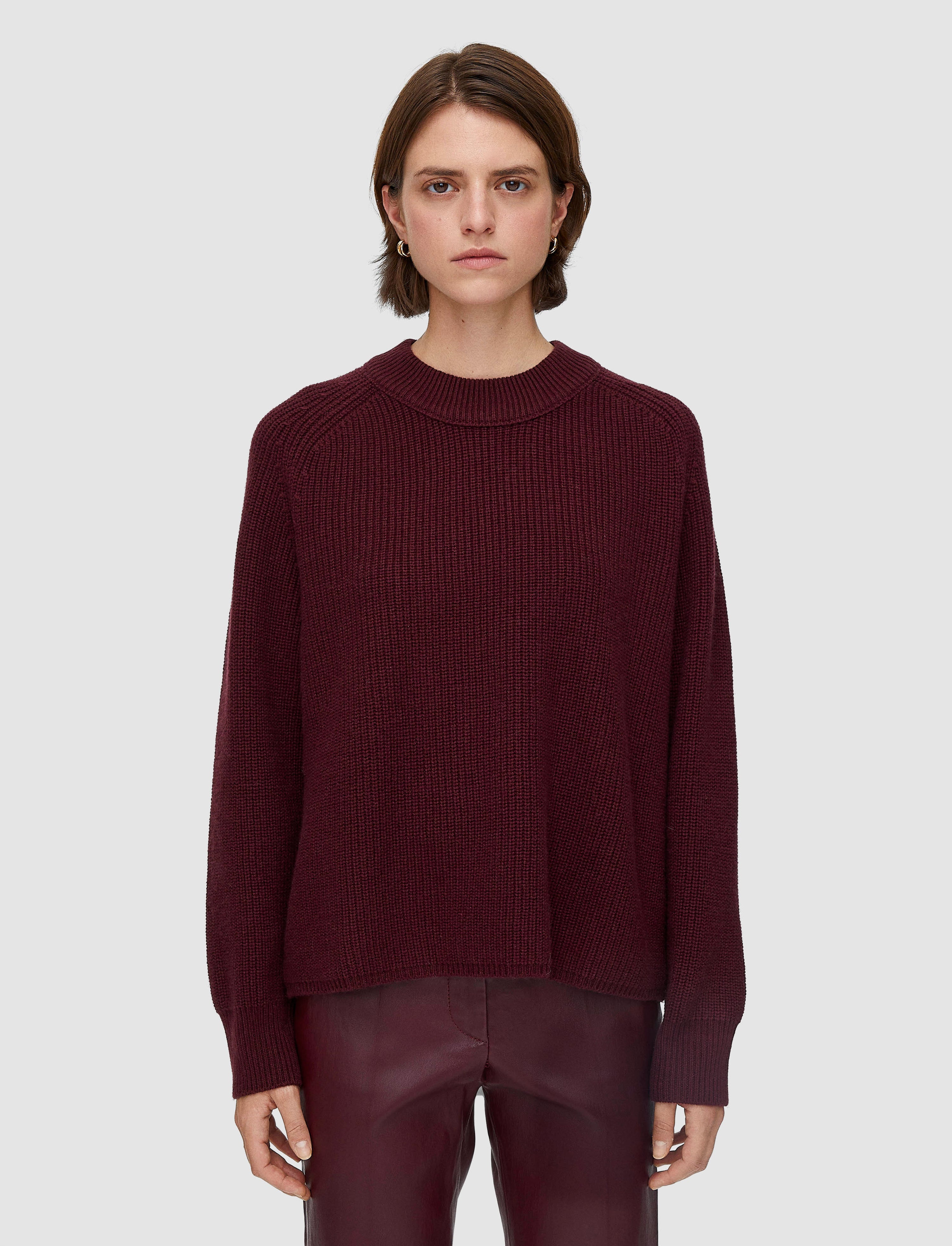 Light Cardigan Stitch Round Neck Jumper - 3