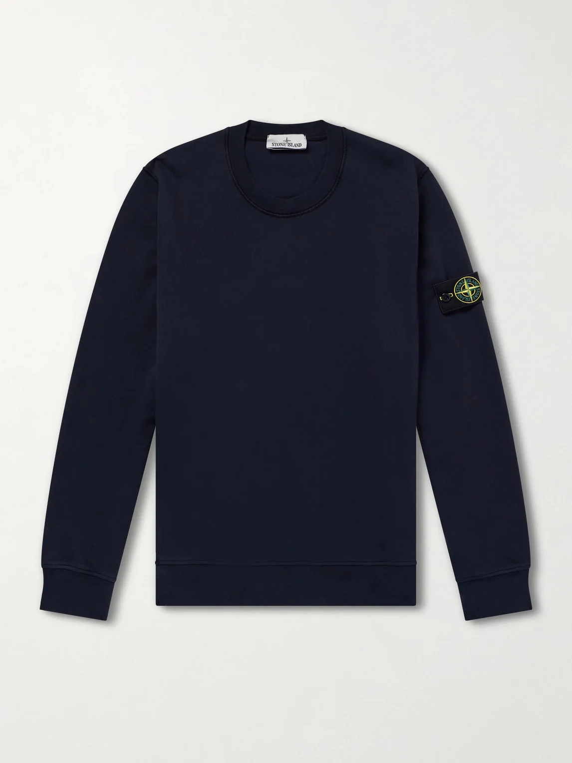 Garment-Dyed Cotton-Fleece Sweatshirt - 1