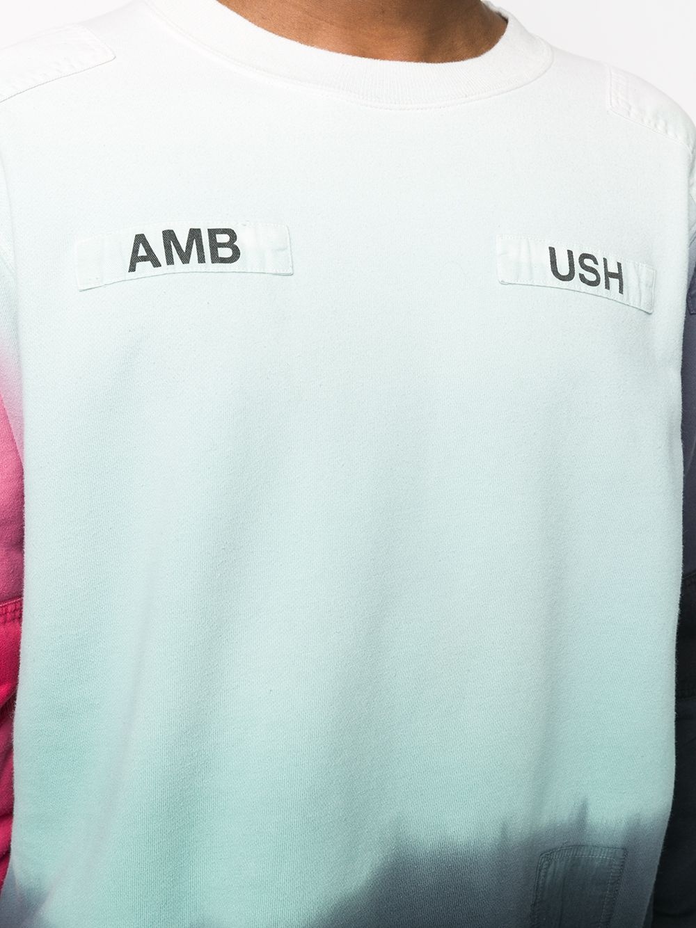 ombré logo-print sweatshirt - 6