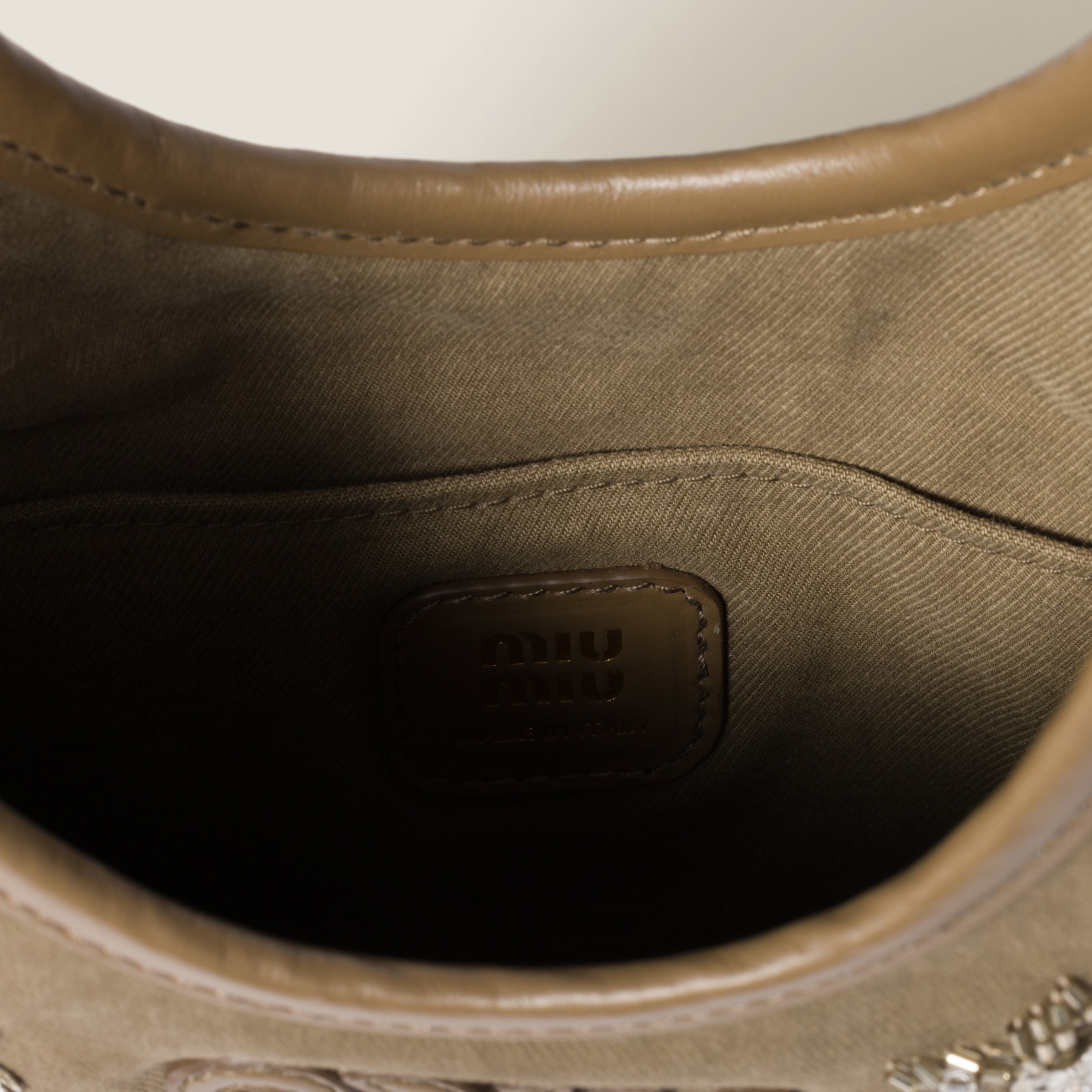IVY embroidered gabardine bag - 4