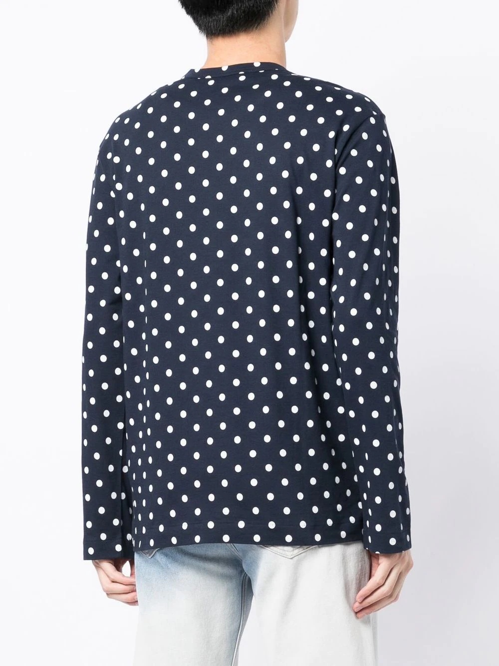 polka-dot long-sleeve T-Shirt - 4