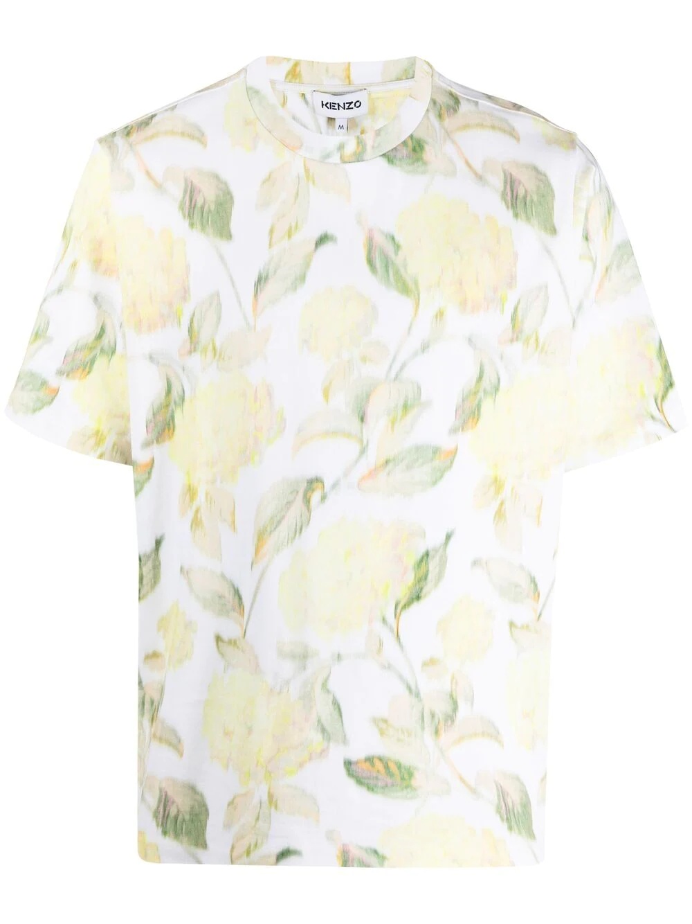 floral-print cotton T-shirt - 1