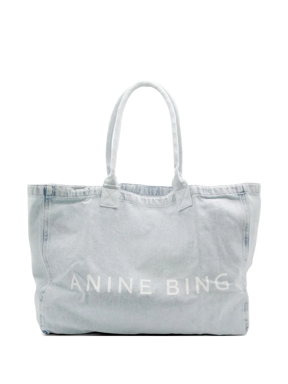 logo cotton tote bag - 1