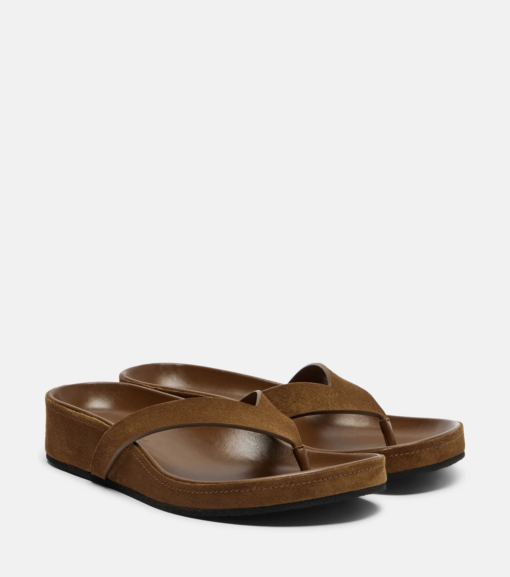 Suede thong sandals - 1