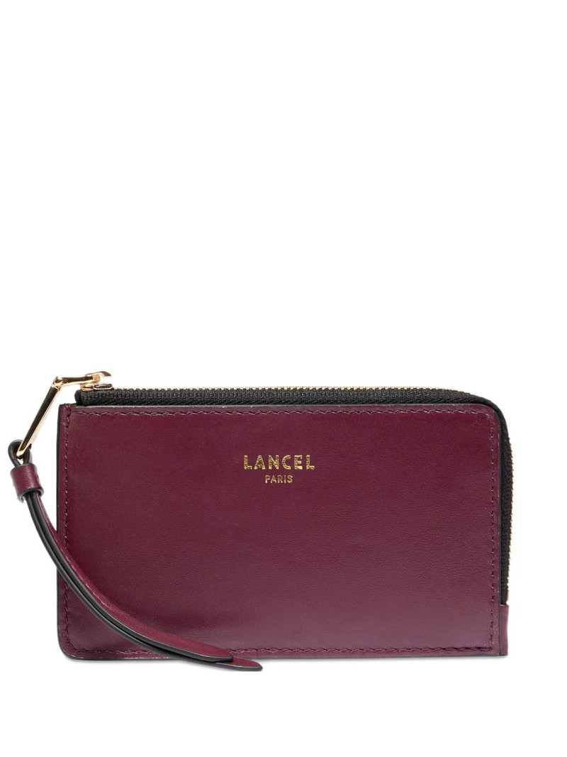 zip-fastening leather card holder 1