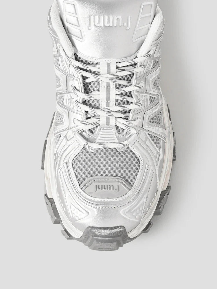 Synthetic Leather Trainer Shoes - 5
