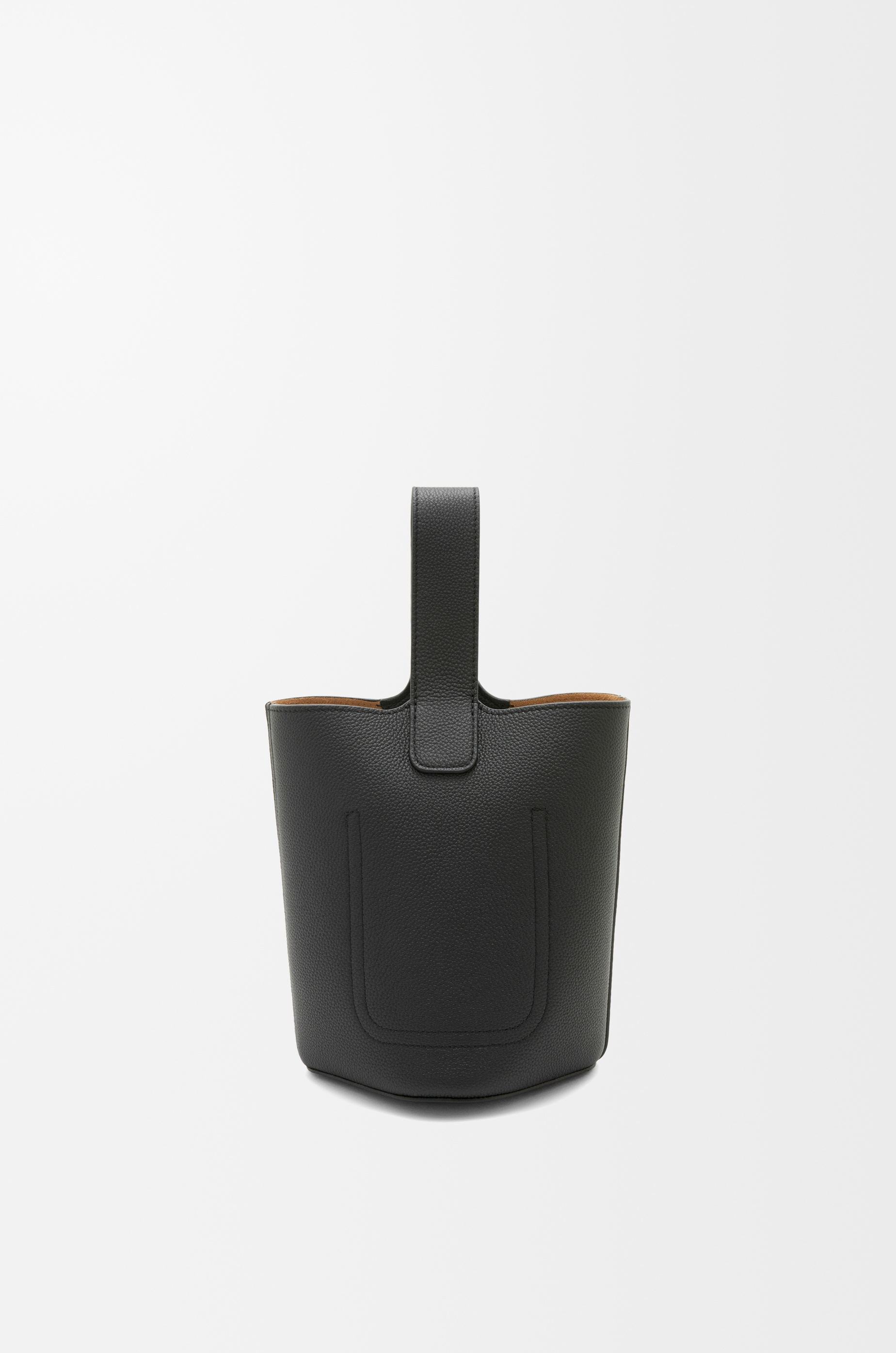 Mini Pebble Bucket bag in soft grained calfskin - 5