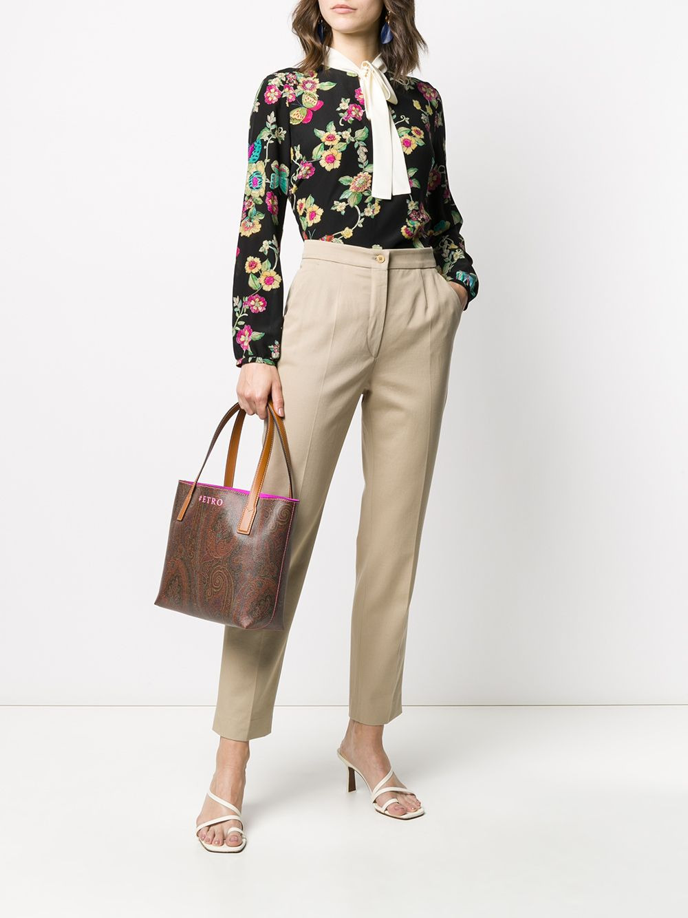 plain straight trousers - 2